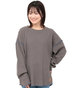 チチカカ |配色ステッチサーマルロングTシャツ