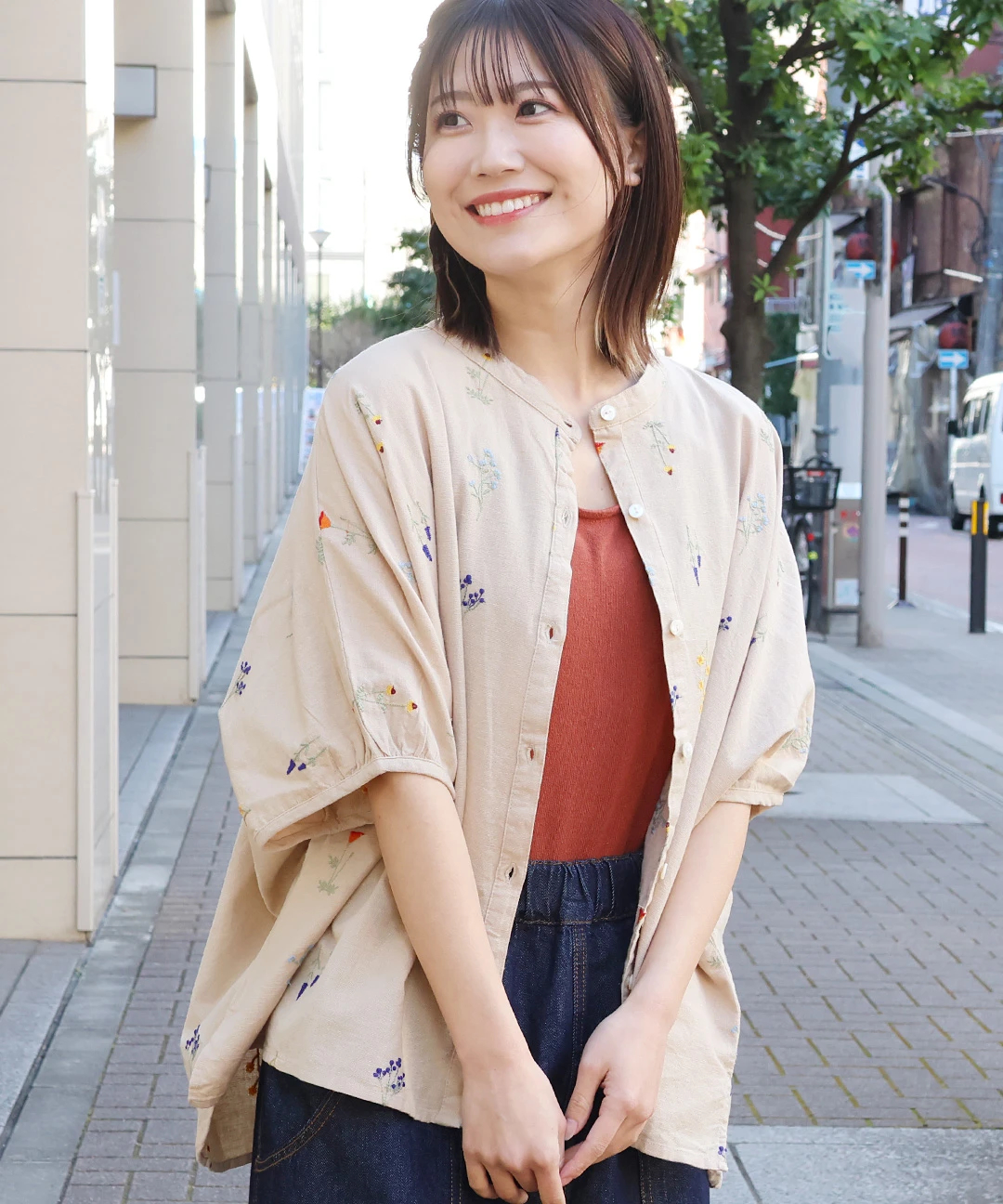PORINA フルール刺繍ブラウス【WEB限定】 PORINA フルール刺繍ブラウス【WEB限定】 / シャツ・ブラウス