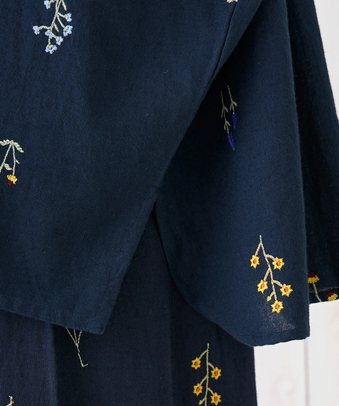 PORINA ポリーナ ブラウス フルール シャツ トップス チュニック レディース 刺繍  インド 綿 ハンドメイド アジアン エスニック PORINA ポリーナ ブラウス フルール シャツ トップス チュニック