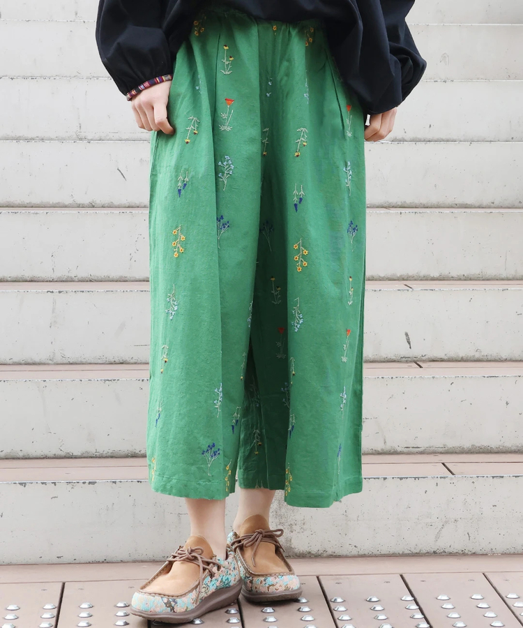 チチカカ |PORINA フルール刺繍パンツ【WEB限定】