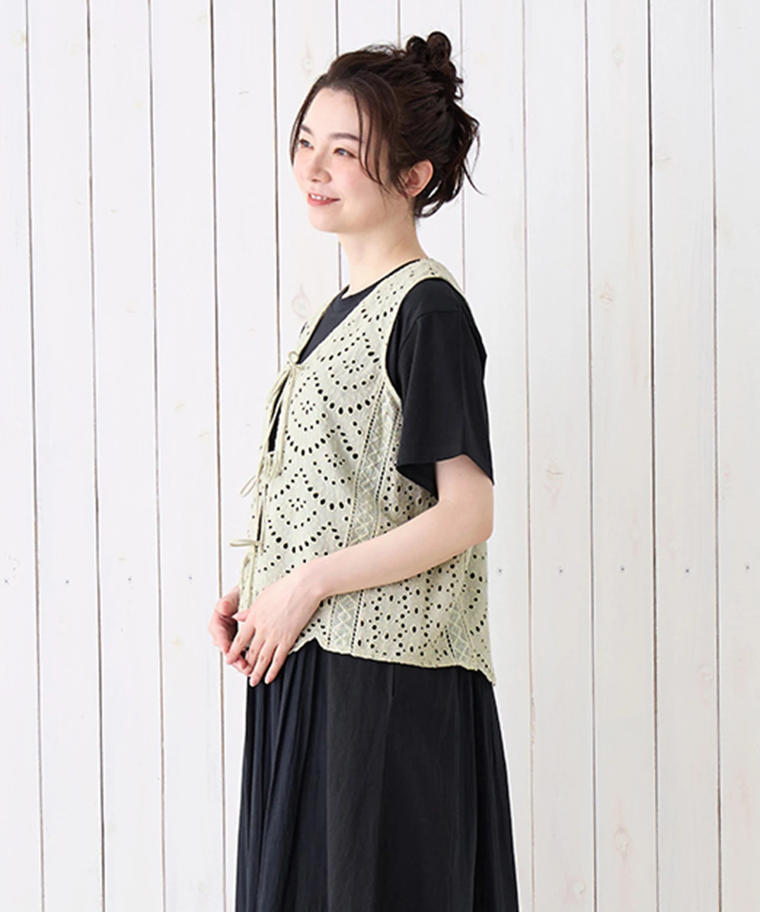 ブラウス シャツ Shanti Shanti リカーモ2WAYプルオーバー「WEB限定」 レディース Shanti Shanti リカーモ2WAYプルオーバー【WEB限定】 / シャツ