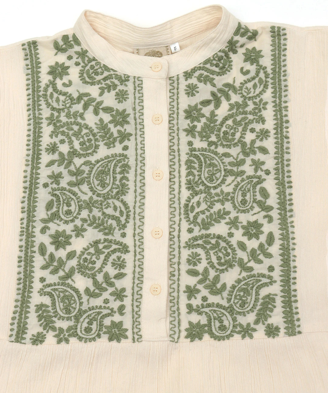 Rico クレープペイズリー刺繍プルオーバー / シャツ・ブラウス