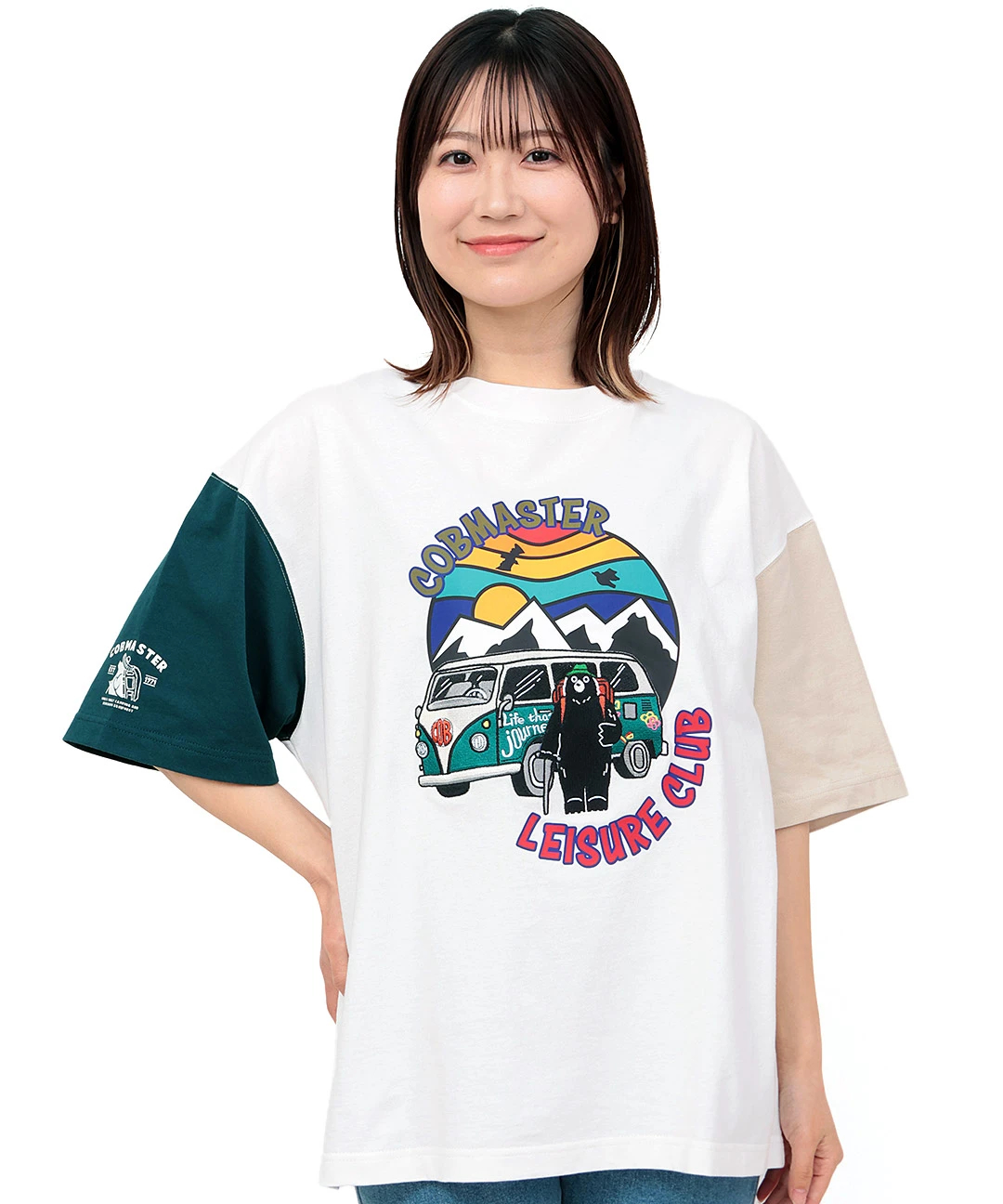 COBMASTER コブベア刺繍×プリントバスTシャツ COBMASTER コブベア刺繍×プリントバスTシャツ / Tシャツ