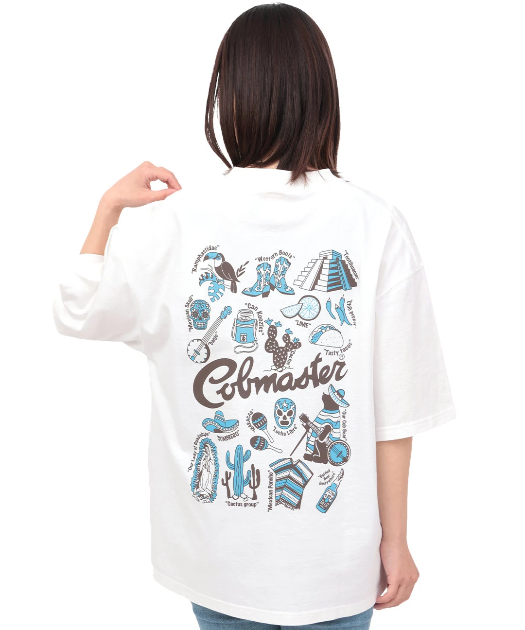 COBMASTER コブベア刺繍×プリントメキシカンTシャツ COBMASTER コブベア刺繍×プリントメキシカンTシャツ / Tシャツ