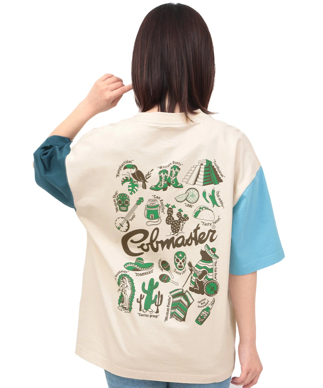 COBMASTER コブベア刺繍×プリントメキシカンTシャツ COBMASTER コブベア刺繍×プリントメキシカンTシャツ / Tシャツ