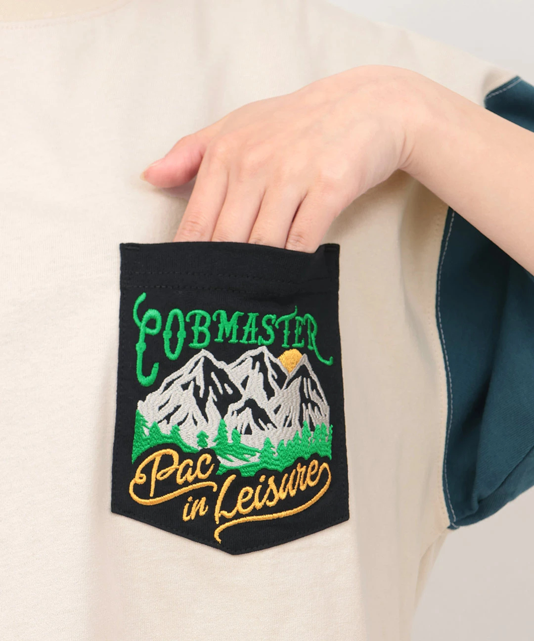 COBMASTER コブベア刺繍×プリントメキシカンTシャツ / Tシャツ