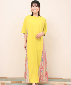 チチカカ |オリエンタルフラワーコンビワンピース