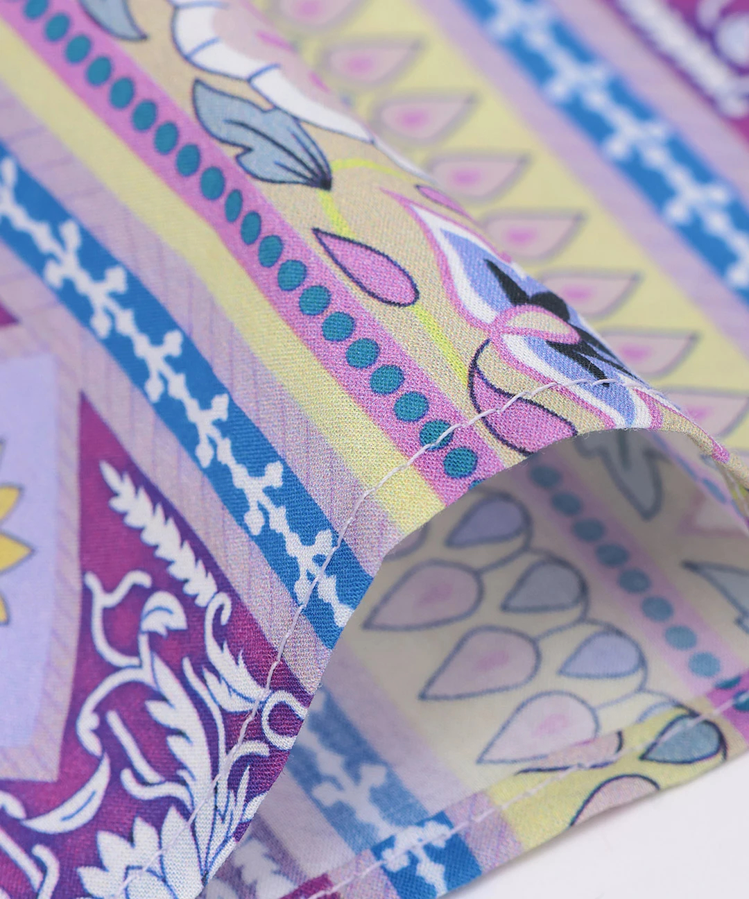 オリエンタルフラワーコンビワンピース / ワンピース | エスニック