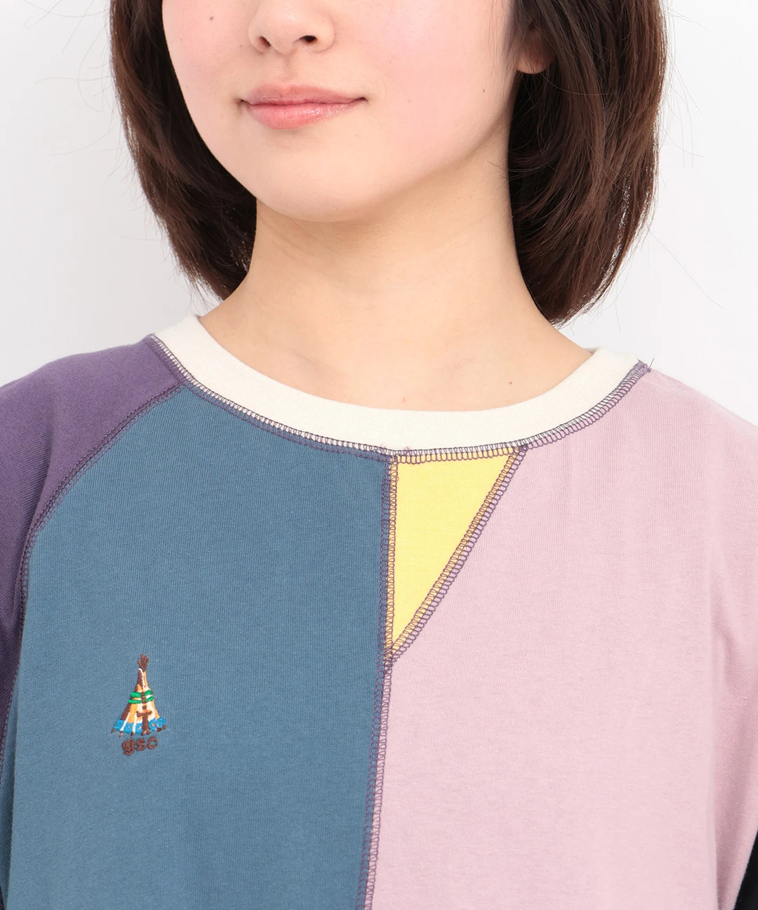 go slow caravan USAコットン切替クレイジーワンピース【WEB限定