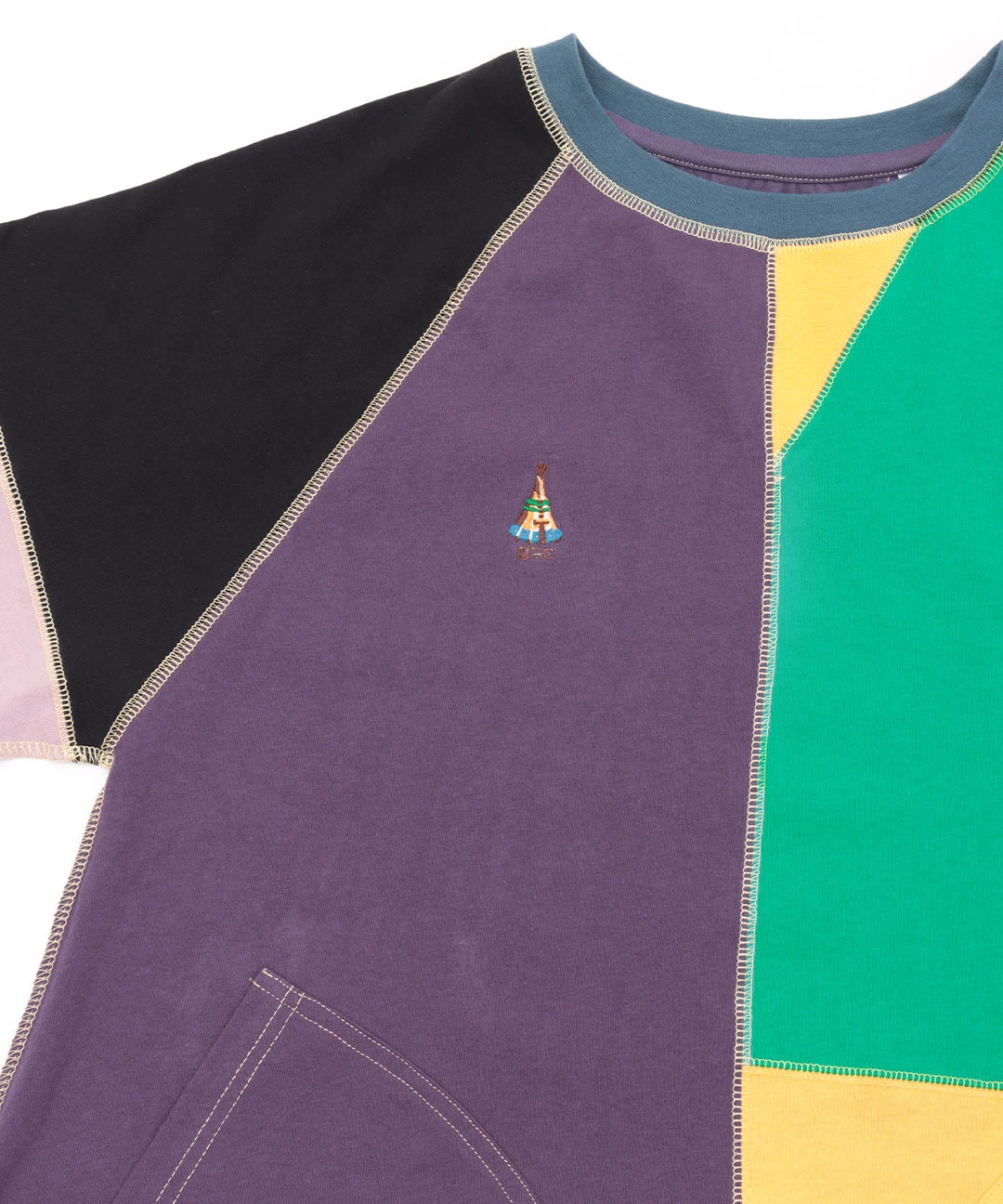 go slow caravan USAコットン切替クレイジーワンピース【WEB限定