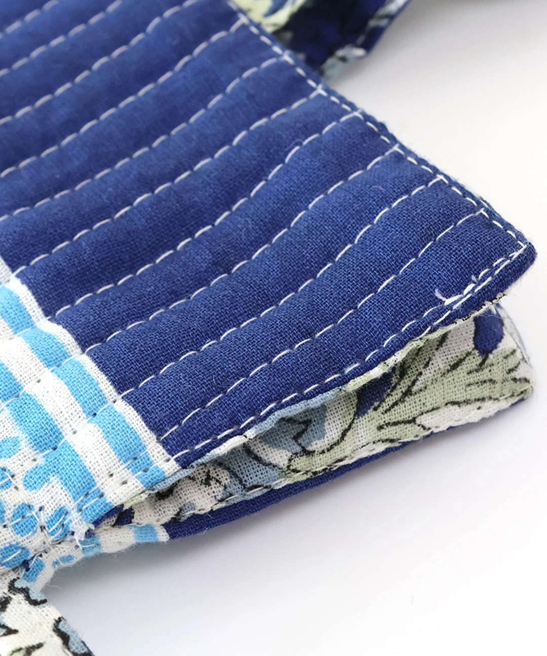 (薄く汚れあり)Msize ブロックプリントキルト 薄く汚れあり)Msize ブロックプリントキルト 薄く汚れあり)Msize