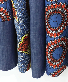 チチカカ |アフリカンデニムスカート【WEB限定】