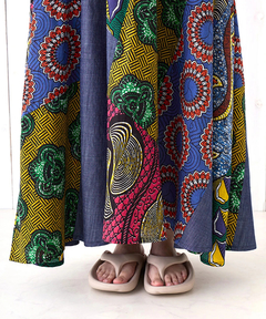 チチカカ |アフリカンデニムキャミソールワンピース【WEB限定】