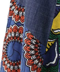 チチカカ |アフリカンデニムキャミソールワンピース【WEB限定】