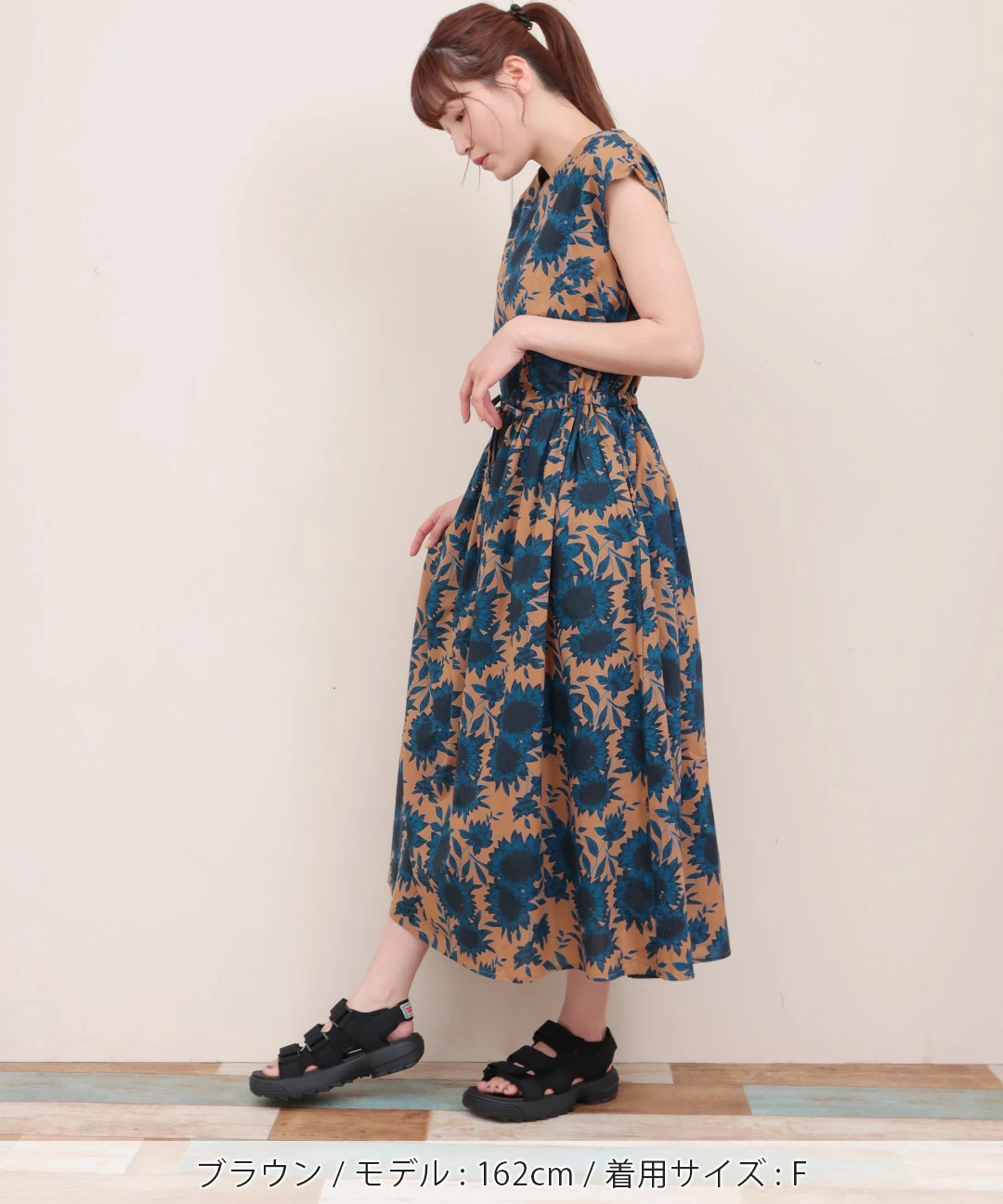 Shanti Shanti ヒマワリワンピース【WEB限定】 / ワンピース