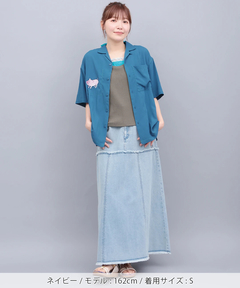 チチカカ |go slow caravan ワンポイント刺繍半袖シャツ【WEB限定】