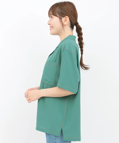 チチカカ |go slow caravan ワンポイント刺繍半袖シャツ【WEB限定】