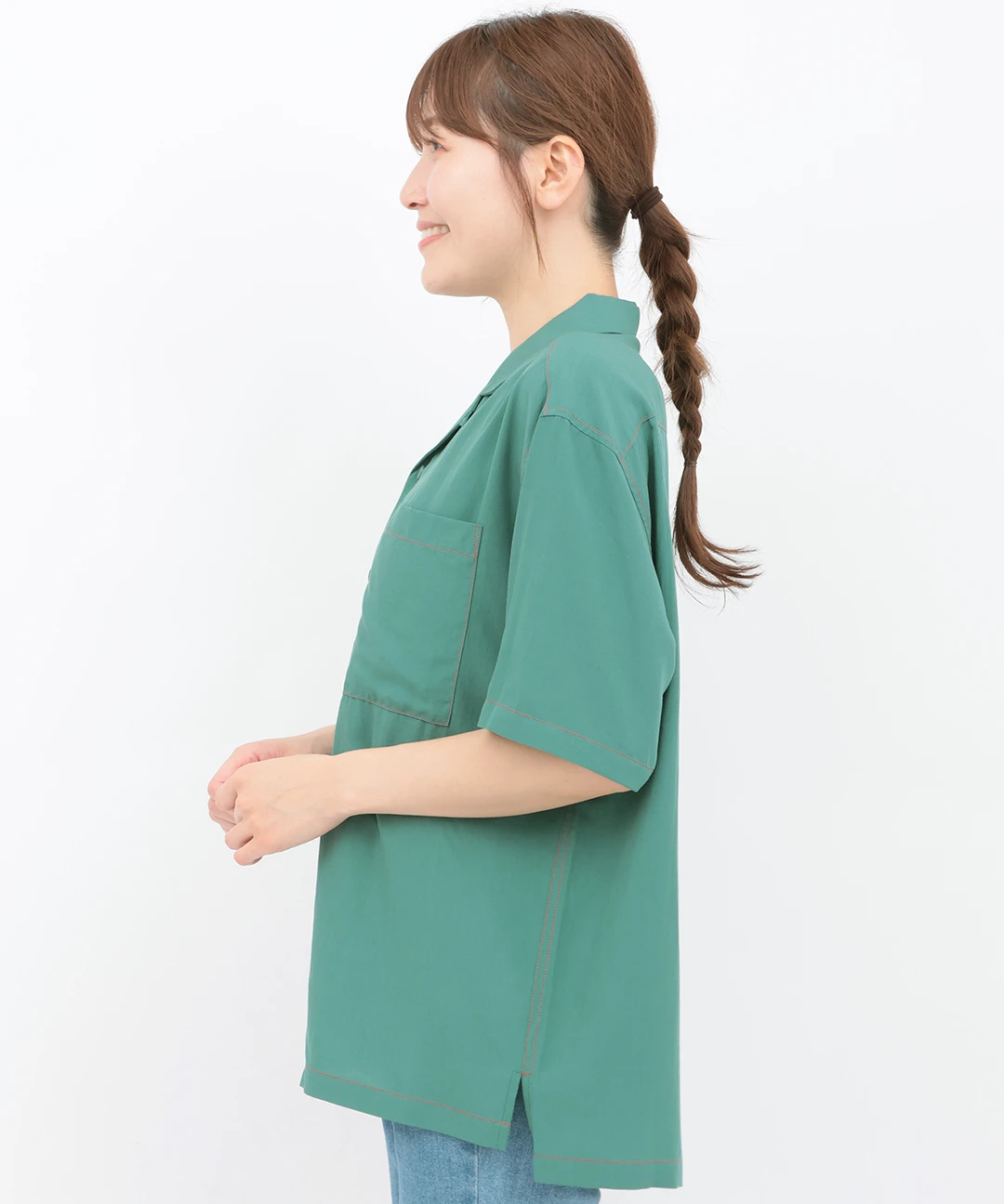 go slow caravan ワンポイント刺繍半袖シャツ【WEB限定】 / シャツ