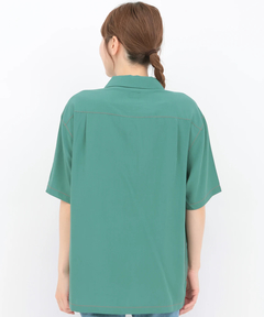 チチカカ |go slow caravan ワンポイント刺繍半袖シャツ【WEB限定】