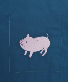 チチカカ |go slow caravan ワンポイント刺繍半袖シャツ【WEB限定】