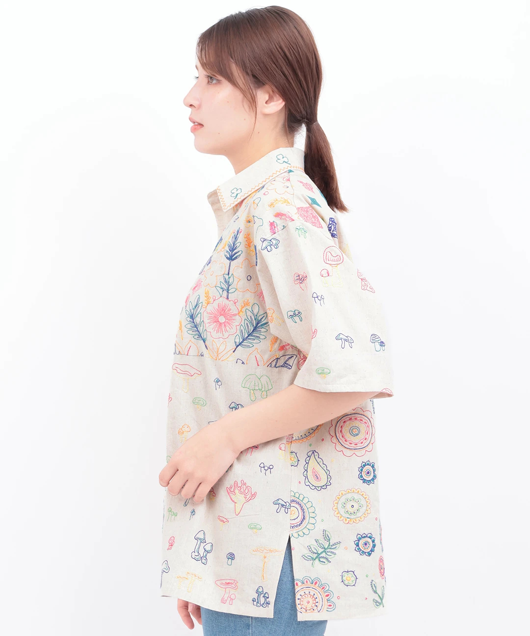 MARK＆LONA カウ柄 半袖シャツ VICTIM - S/S STANDARD SHIRTS / 半袖シャツ / VTM-23-S-035