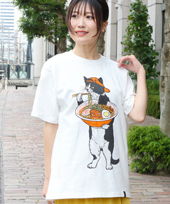 go slow caravan USAコットン中華そば猫Tシャツ