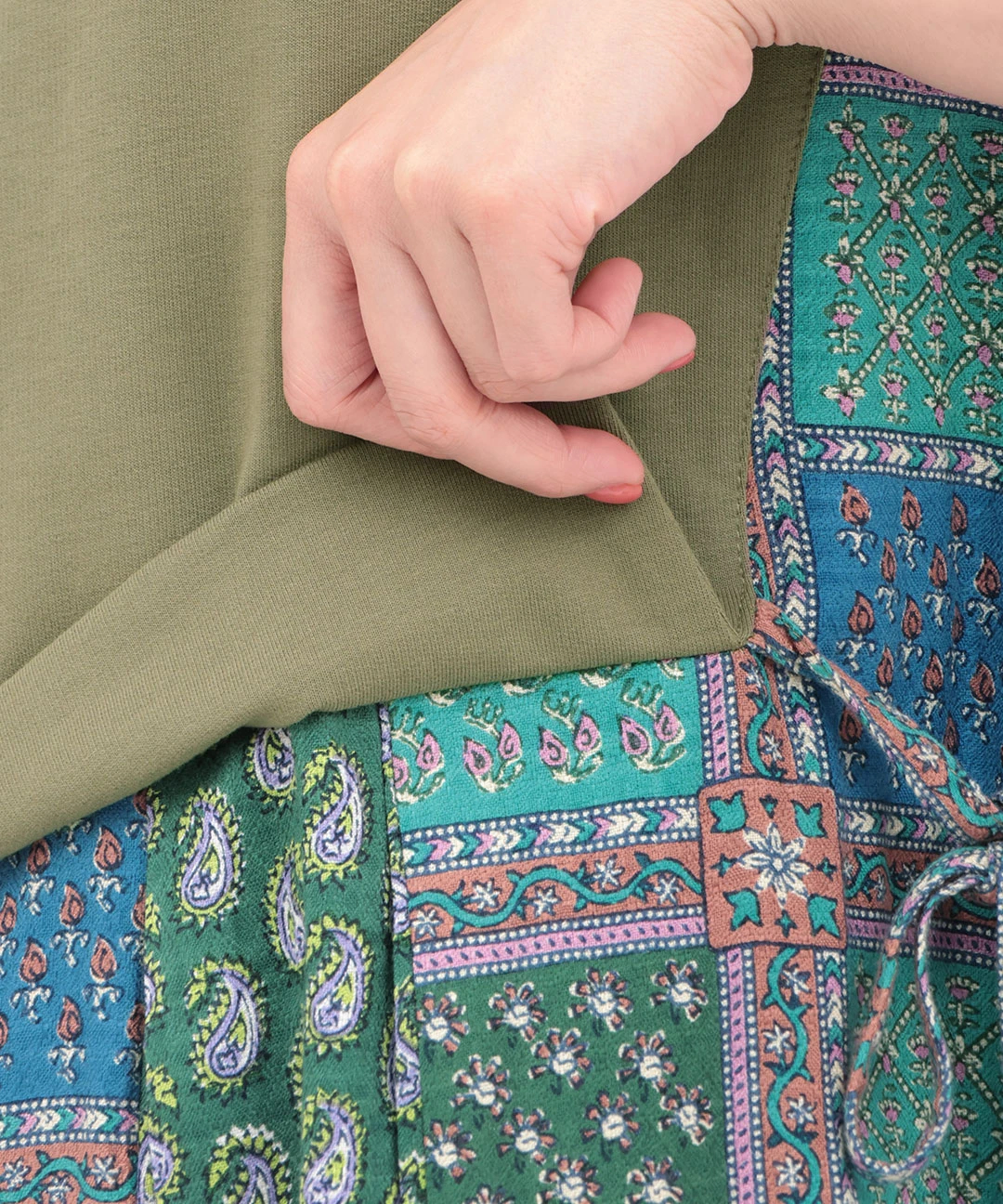 Rico エコフレンドリーダイ パッチブロックプリントドッキング