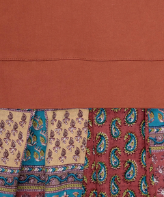 チチカカ |Rico エコフレンドリーダイ パッチブロックプリントドッキングワンピース