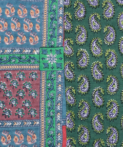 チチカカ |Rico エコフレンドリーダイ パッチブロックプリントワンピース