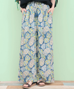 チチカカ |Rico エコフレンドリーダイ パインモンステラブロックプリントパンツ