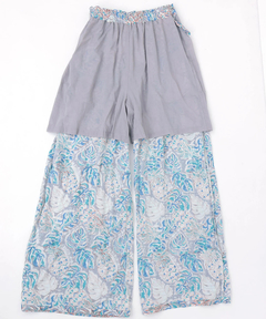 チチカカ |Rico エコフレンドリーダイ パインモンステラブロックプリントパンツ