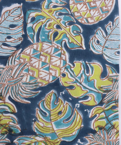 チチカカ |Rico エコフレンドリーダイ パインモンステラブロックプリントパンツ