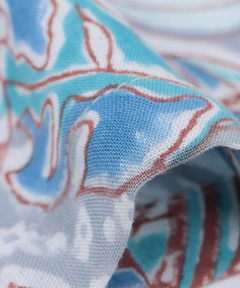 チチカカ |Rico エコフレンドリーダイ パインモンステラブロックプリントパンツ