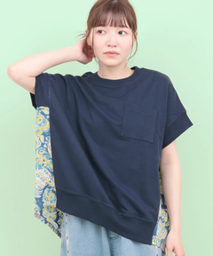 チチカカ |Rico エコフレンドリーダイ パインモンステラブロックプリントプルオーバー