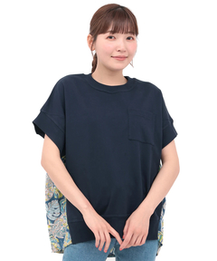 チチカカ |Rico エコフレンドリーダイ パインモンステラブロックプリントプルオーバー