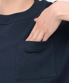 チチカカ |Rico エコフレンドリーダイ パインモンステラブロックプリントプルオーバー