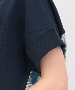 チチカカ |Rico エコフレンドリーダイ パインモンステラブロックプリントプルオーバー