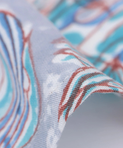 チチカカ |Rico エコフレンドリーダイ パインモンステラブロックプリントプルオーバー