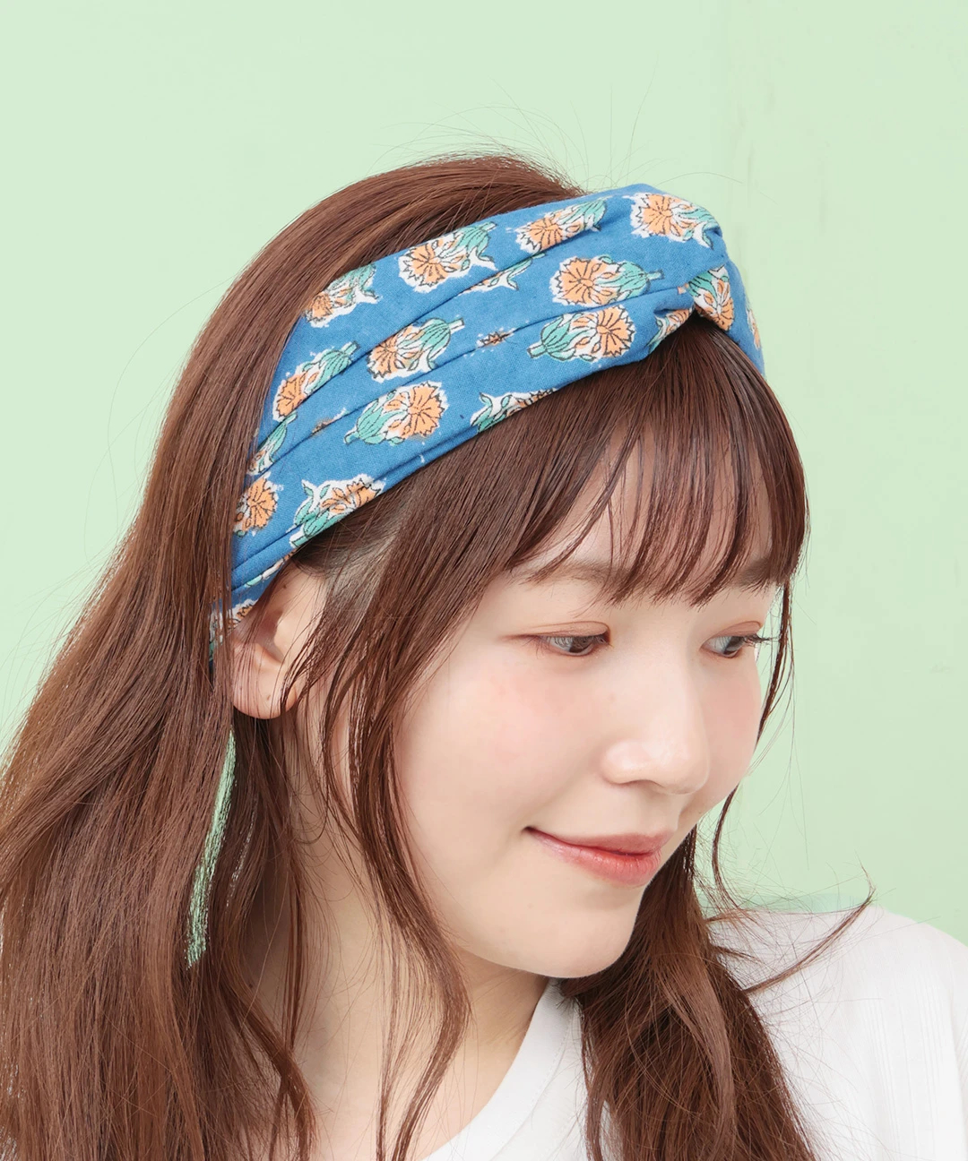 Rico ボタニカルブロックプリントヘアバンド / ヘアバンド