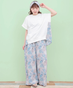 チチカカ |Rico パイン＆モンステラブロックプリントヘアバンド