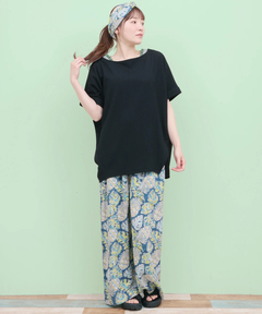 チチカカ |Rico パイン＆モンステラブロックプリントヘアバンド