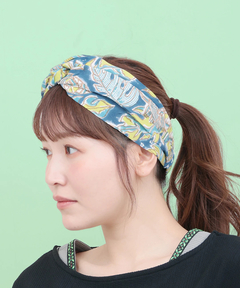 チチカカ |Rico パイン＆モンステラブロックプリントヘアバンド