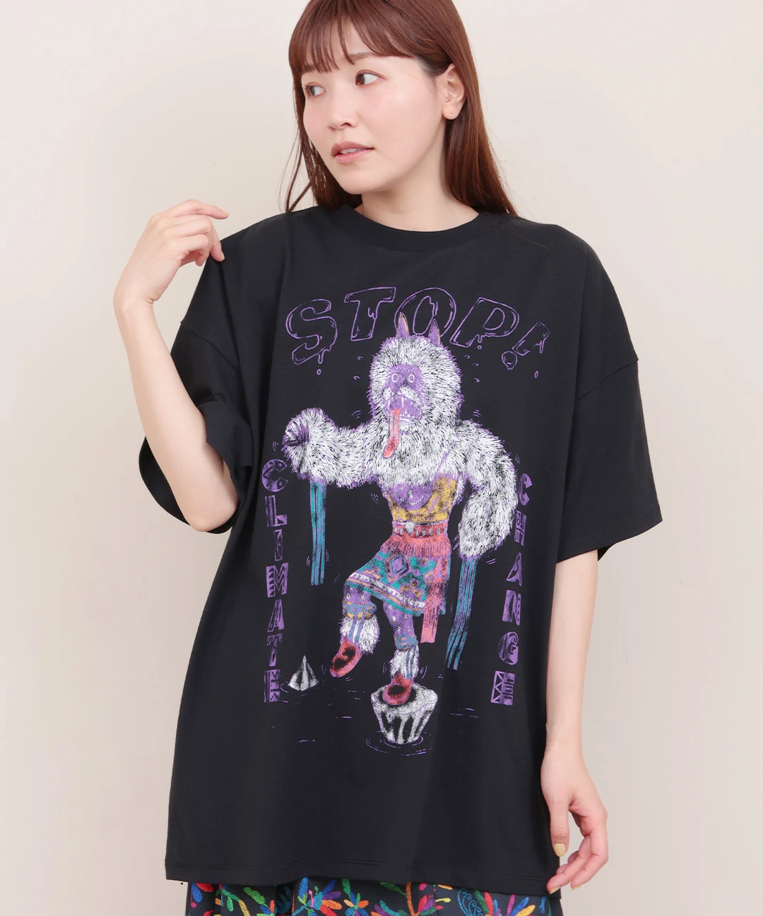 カチナベアプリントTシャツ / Tシャツ・カットソー | エスニック