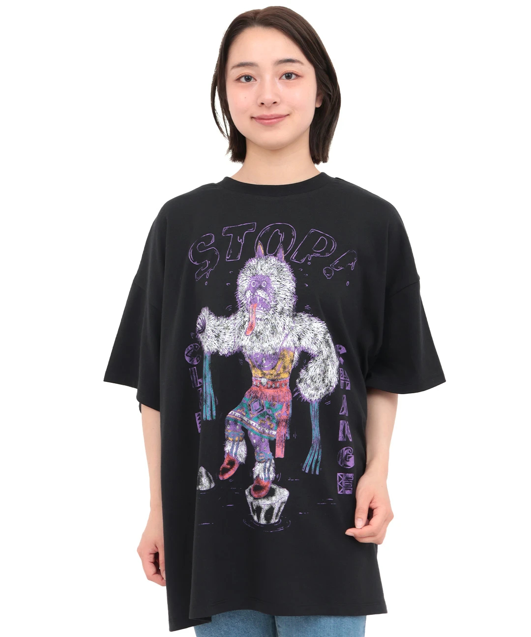 カチナベアプリントTシャツ / Tシャツ・カットソー | エスニック