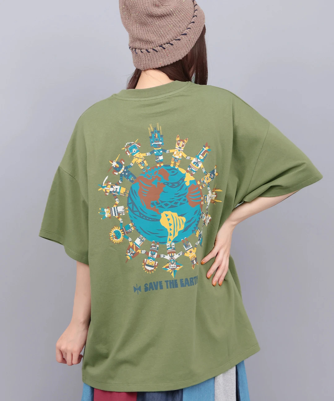 チビカチナプリントTシャツ / Tシャツ・カットソー | エスニック