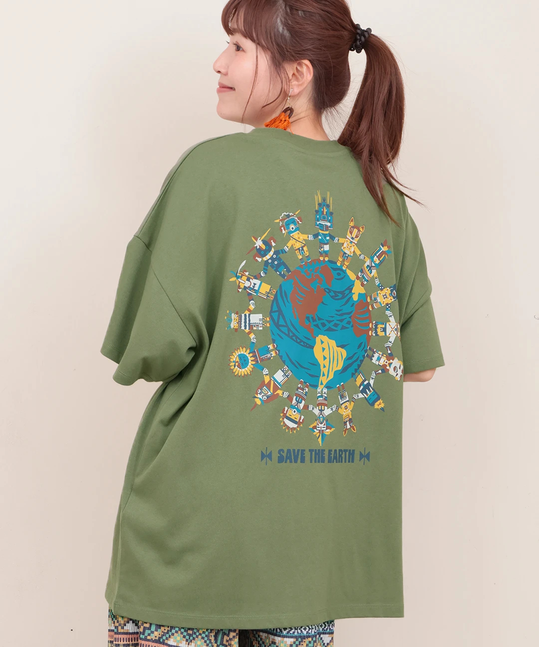 チビカチナプリントTシャツ / Tシャツ・カットソー | エスニック