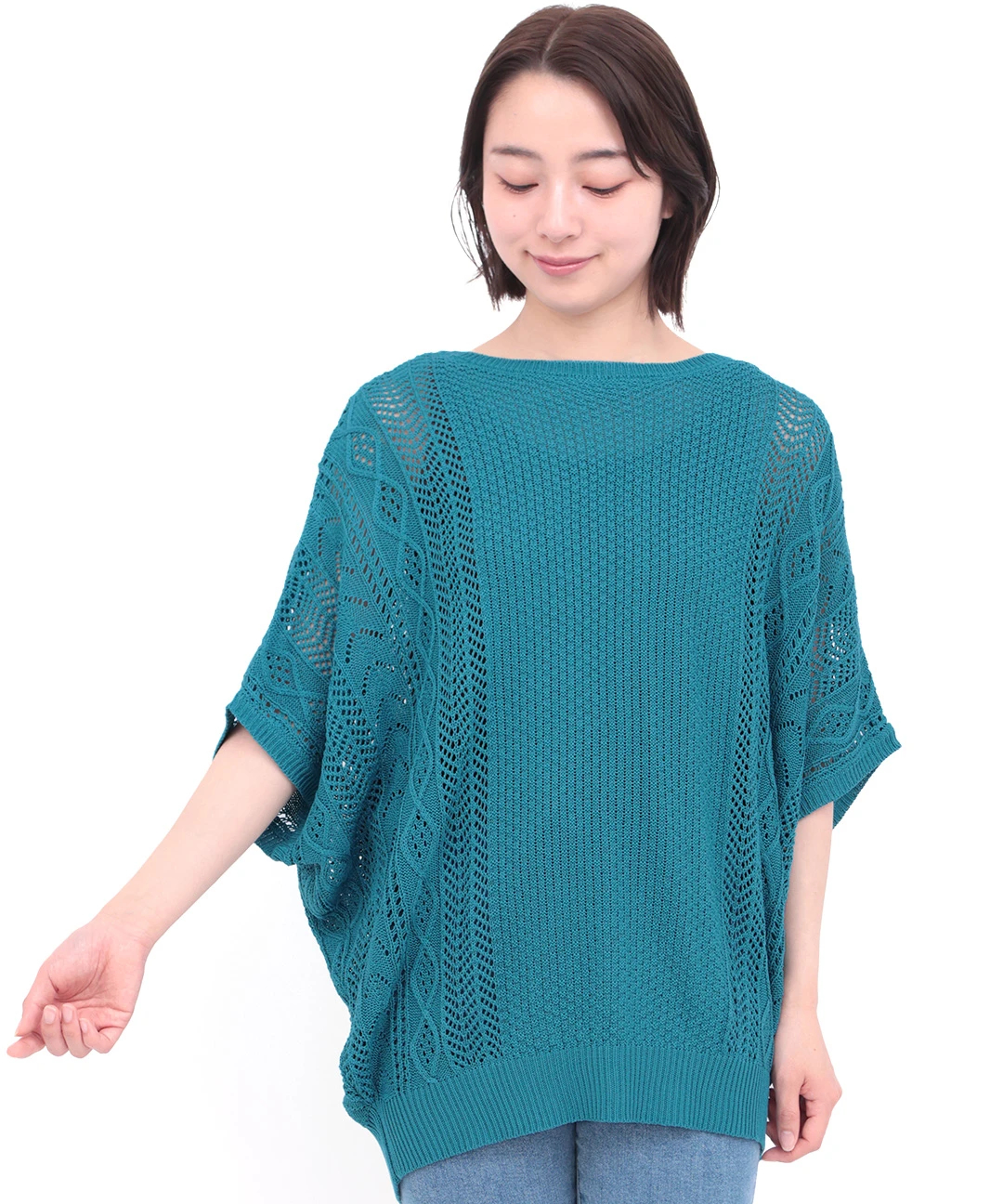 透かし編みニットプルオーバー / ニット・セーター | エスニック