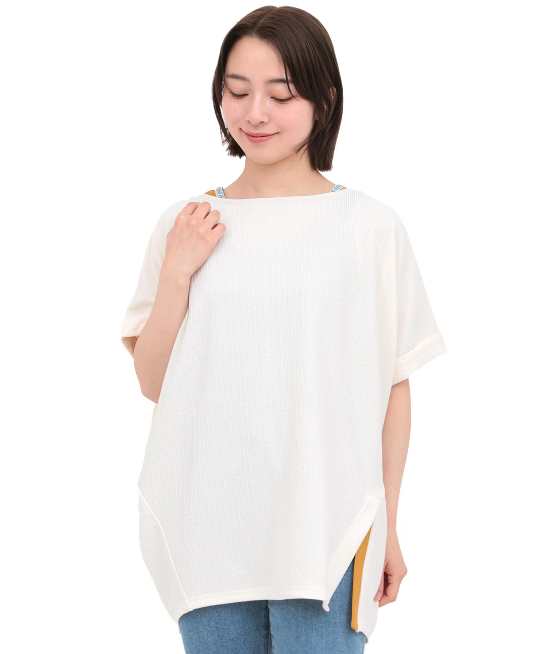 tシャツ サカリバ肩チロリードルマンプルオーバー レディース サカリバ肩チロリードルマンプルオーバー / Tシャツ・カットソー