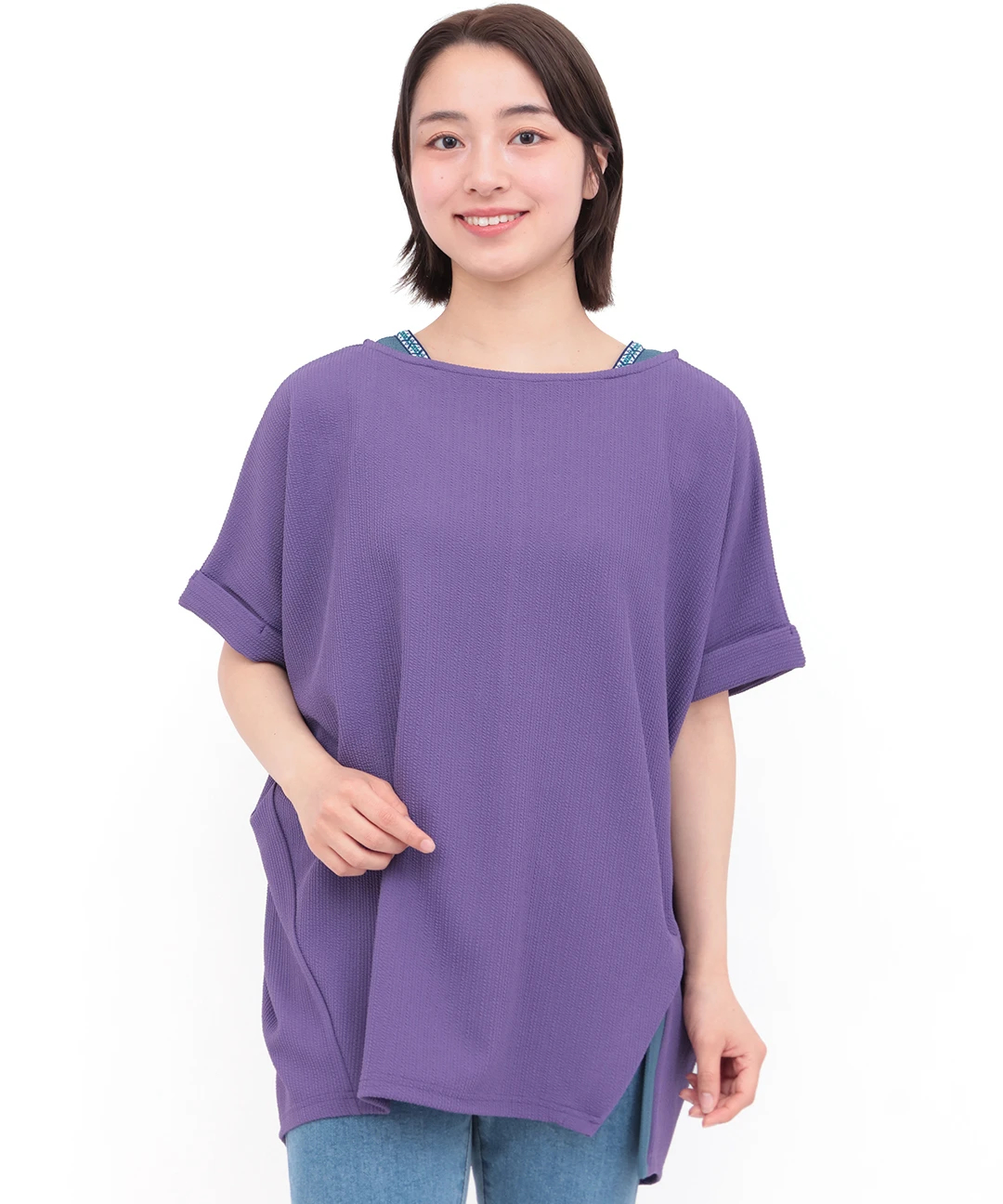 サカリバ肩チロリードルマンプルオーバー サカリバ肩チロリードルマンプルオーバー / Tシャツ・カットソー