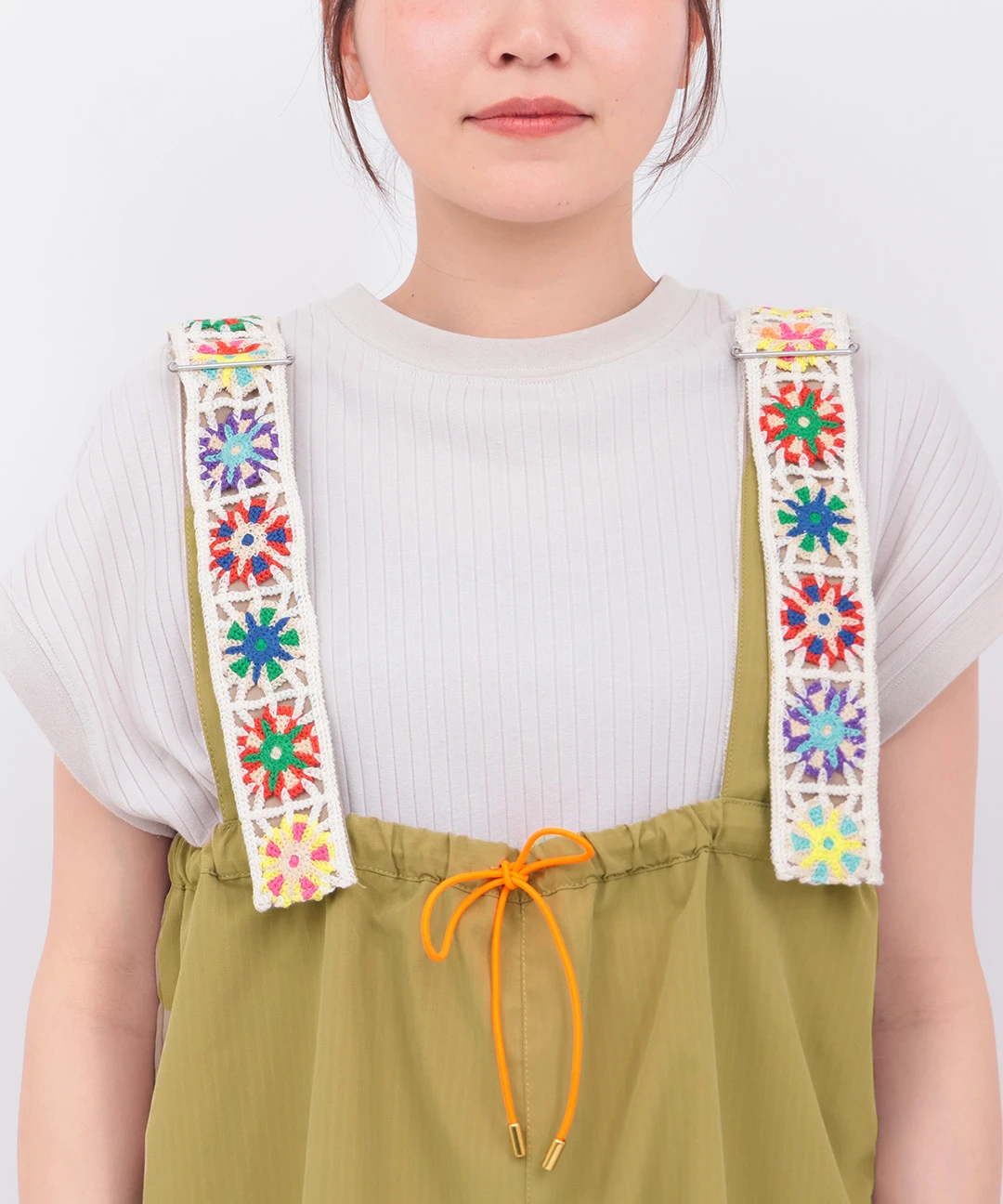 クロシェコンビリップストップサロペットパンツ / サロペット